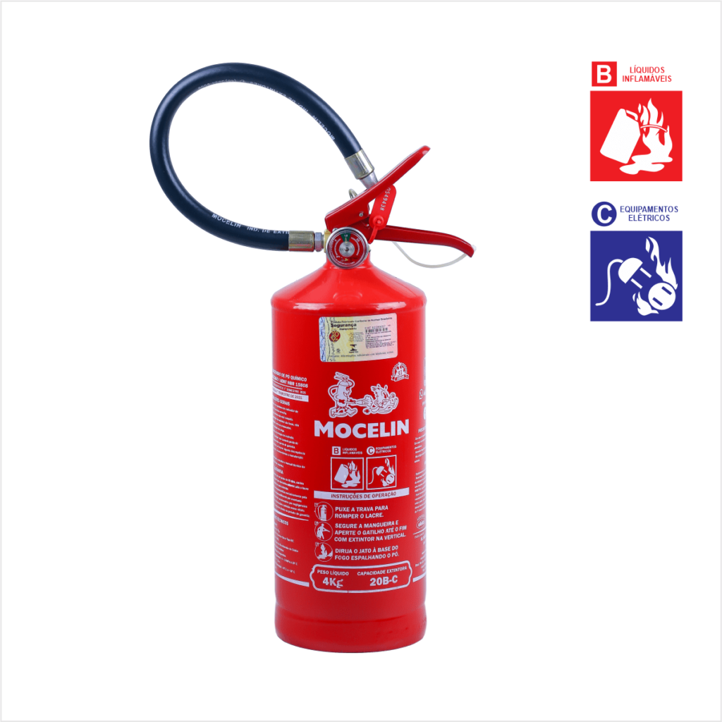 Extintor Predial - 4kg - PÓ BC