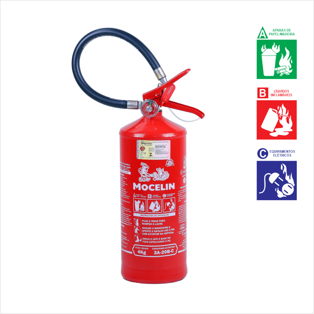 Extintor Predial - 4kg - PÓ ABC