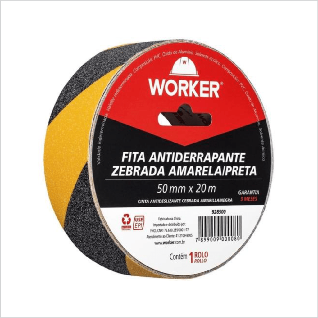 Fita Antiderrapante Zebrada.
